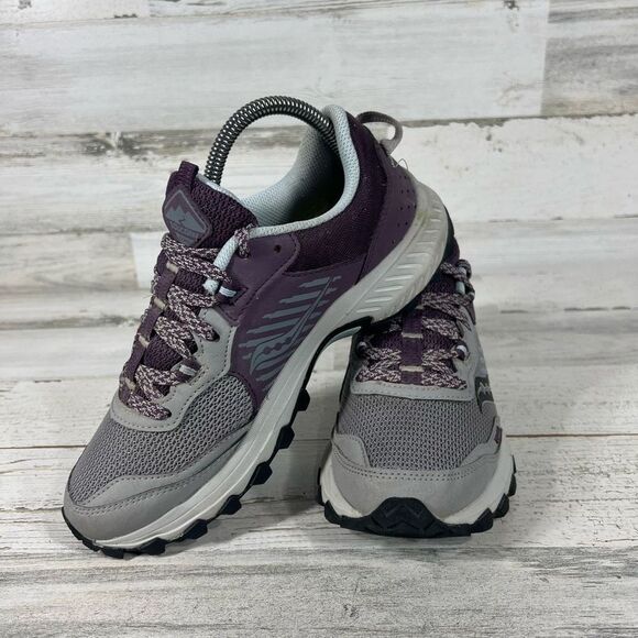 Saucony Womens Excursion TR15‎ Trail Running Shoe Gray & Purple Size 7.5 - Picture 5 of 8